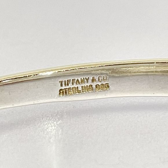 Tiffany Double Loop Bangle Silver - Picture 7 of 10
